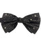 WagnPurr Shop Men's Tie GIANNI VERSACE Mini Print Silk Bow Tie - Black