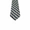 WagnPurr Shop Men's Tie GIORGIO ARMANI Geometric Pattern Silk Tie - Black & Light Grey