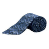 WagnPurr Shop Men's Tie GUCCI Abstract Pattern Silk Tie - Blue & White