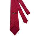 WagnPurr Shop Men's Tie HERMÈS Diagonal Stripe Silk Tie - Red