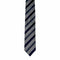 WagnPurr Shop Men's Tie PRADA Diagonal Striped Tie - Grey & Black New w/Out Tags