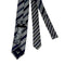 WagnPurr Shop Men's Tie PRADA Diagonal Striped Tie - Grey & Black New w/Out Tags