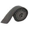 WagnPurr Shop Men's Tie PRADA Silk Print Tie - Black & White