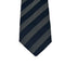 WagnPurr Shop Men's Tie TIE Handmade Silk Diagonal Striped - Black & Dark Grey