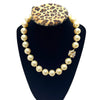 WagnPurr Shop Necklace AMJ Majorica Pearl Necklace with 14K Yellow Gold & Diamond Clasp