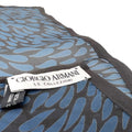 WagnPurr Shop Scarves & Shawls GIORGIO ARMANI Le Collezioni Print Silk Scarf - Black & Blue