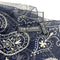 WagnPurr Shop Scarves & Shawls GIORGIO ARMANI Paisley Silk Scarf/Shawl - Navy & White