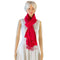 WagnPurr Shop Scarves & Shawls HOBBS Cashmere & Silk Fringe Scarf - Red