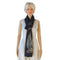 WagnPurr Shop Scarves & Shawls RAW 7 Scarf/Wrap - Cashmere Black Embroidered