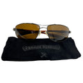 WagnPurr Shop Sunglasses CHROME HEARTS Authentic Unisex Wrap Frame Sunglasses with Wooden Temples