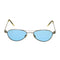 WagnPurr Shop Sunglasses OLIVER PEOPLES Aero Aviator Sunglasses - Blue & Silver