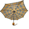 WagnPurr Shop Umbrella BURBERRY Classic Trafalgar Plaid Travel Umbrella - Beige