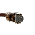 WagnPurr Shop Unisex Belt BARRY KIESELSTEIN-CORD Vintage Lizard & Sterling Silver Belt - Light Brown