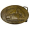 WagnPurr Shop Unisex Belt LEWIS BUCKLES - Vintage "Victor" Belt Buckle - Brass
