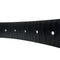 WagnPurr Shop Unisex Belt PRADA Belt with Silver Tone & Enamel Buckle - Black