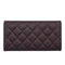 WagnPurr Shop Wallet CHANEL Long Flap Caviar Leather Wallet - Burgundy