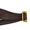 WagnPurr Shop Women's Belt CHANEL Vintage Goldtone "CC" Leather Belt - Brown