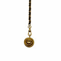 WagnPurr Shop Women's Belt CHANEL Vintage Multi Chain Medallion Belt Black and Gold