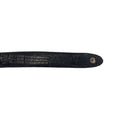 WagnPurr Shop Women's Belt CURIOUS GEORGE JAMES REID Lizard Belt Strap - Black
