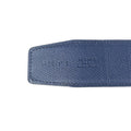 WagnPurr Shop Women's Belt HERMÈS Unisex Reversible Epsom Leather Belt with Oversized "H" Buckle - Navy/Teal