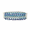 WagnPurr Shop Women's Bracelet BRACELET 10-Strand Evil Eye Cuff - Blue
