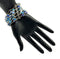 WagnPurr Shop Women's Bracelet BRACELET 10-Strand Evil Eye Cuff - Blue