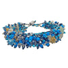 WagnPurr Shop Women's Bracelet BRACELET Beaded Hand Crafted - Turquoise & Grey New w/out Tags