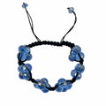WagnPurr Shop Women's Bracelet BRACELETS Beaded Hand Crafted - Blue & Black