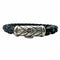 WagnPurr Shop Women's Bracelet DAVID YURMAN Rubber Braided Bracelet with Sterling Silver Clasp - Black
