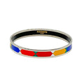 WagnPurr Shop Women's Bracelet HERMÈS Enamel Palladium Plated Bangle Bracelet - Many Colors