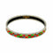 WagnPurr Shop Women's Bracelet HERMÈS Enamel Palladium Plated Bangle Bracelet - Multicolor