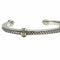 WagnPurr Shop Women's Bracelet SCOTT KAY Sterling Silver Weave Cuff Bracelet with Diamond Accents