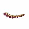 WagnPurr Shop Women's Earrings ANITA KO 18K Rose Gold Floating Ruby Earring Climber