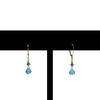 WagnPurr Shop Women's Earrings EARRINGS 18K Yellow Gold Emerald & Sapphire Drops