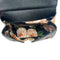 WagnPurr Shop Women's Handbag DOLCE & GABBANA 2-Way Sicily Rose Print Leather Handbag - Black NEW w/Out Tags