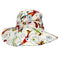 WagnPurr Shop Women's Hat SALVATORE FERRAGAMO Abstract Fish Theme Sun Hat - White/Multi
