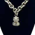 WagnPurr Shop Women's Necklace BARRY KIESELSTEIN-CORD Vintage Sterling Silver Labrador Pendant Necklace