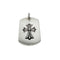 WagnPurr Shop Women's Necklace CHROME HEARTS Sterling Silver Cross Dog Tag Pendant