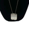 WagnPurr Shop Women's Necklace GUCCI Sterling Silver Double Dog Tag Necklace
