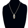 WagnPurr Shop Women's Necklace KENNETH BITSIE 925 Opal Pendant Necklace - Silver