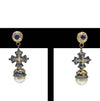 WagnPurr Shop Women's Necklace KONSTANTINO 18K Gold & Sterling Silver Earrings with Pearls & Diamonds