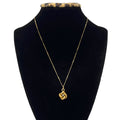 WagnPurr Shop Women's Necklace NECKLACE 14K Gold with Love Knot Diamond Pendant