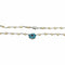 WagnPurr Shop Women's Necklace NECKLACE 14K White Gold & Pearls with Aquamarine & Amethyst Floral Pendant