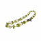 WagnPurr Shop Women's Necklace NECKLACE Cultured Pearls with Lime Green Crystal Beads