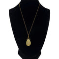 WagnPurr Shop Women's Necklace NECKLACE Gold-filled Chain with Blue Scarab Pendant