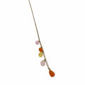 WagnPurr Shop Women's Necklace NECKLACE Gold-tone Chain with Multicolored Beads