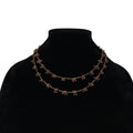 WagnPurr Shop Women's Necklace NECKLACE Multi Beaded - Garnet
