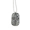 WagnPurr Shop Women's Necklace NECKLACE Rhinestone Cross Dog Tag - Silver New w/Out Tags