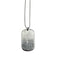 WagnPurr Shop Women's Necklace NECKLACE Rhinestone Cross Dog Tag - Silver New w/Out Tags
