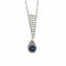 WagnPurr Shop Women's Necklace NECKLACE Sterling Silver Lariat Style with Onyx & Silver Pendant